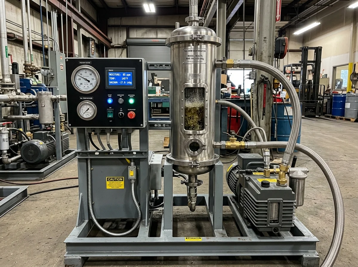 Vacuum Oil Dehydration System - Operational View